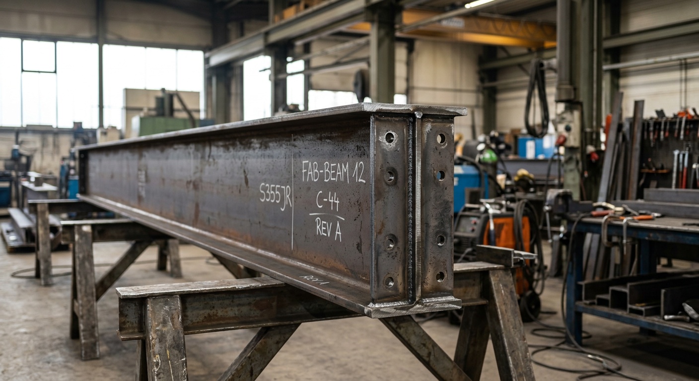Structural steel fabrication process
